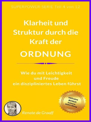 cover image of ORDNUNG--innere Stabilität & Klarheit